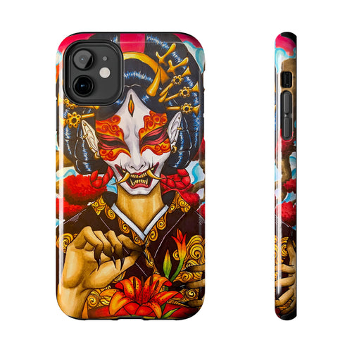 Oni Mask Tough Phone Cases