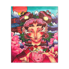 Load image into Gallery viewer, Lychee Hibiscus -Matte Canvas, Stretched, 1.25"