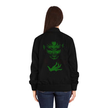 Load image into Gallery viewer, Eyes of Hell Bomber Jacket (Green)