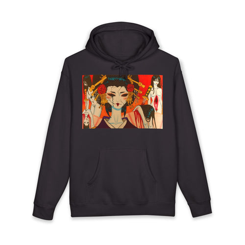 Oiran Unisex Heavyweight Hooded Sweatshirt