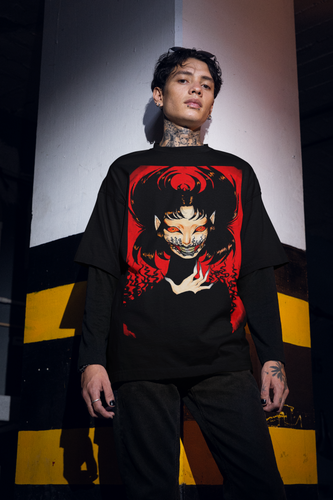 (New!) Eyes of Hell - Oversized Heavyweight Unisex T-shirt