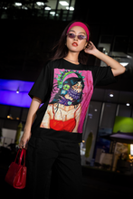 Load image into Gallery viewer, Saw - Oversized Heavyweight Unisex T-shirt (Full-color)