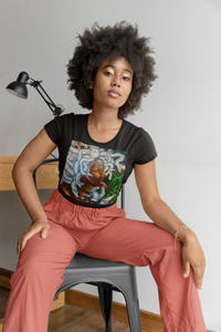 (Seattle Same Day Delivery) Medusa Unisex Cropped Tee