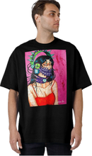 Load image into Gallery viewer, Saw - Oversized Heavyweight Unisex T-shirt (Full-color)