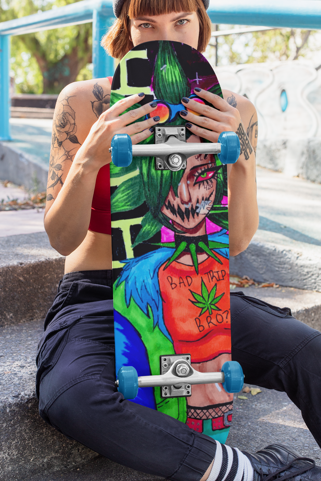 Mari 8.5 in. Popsicle Skateboard