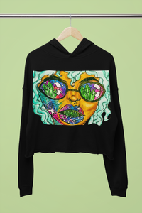 Crystals Unisex Heavy Blend™ Cropped Hoodie