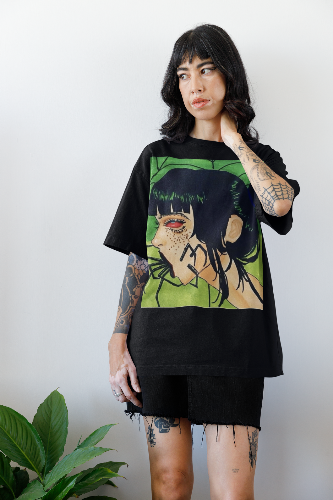 (New!) Spider - Oversized Heavyweight Unisex T-shirt