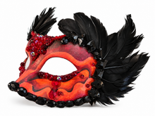 Load image into Gallery viewer, Handmade Mask: The Molten Empress