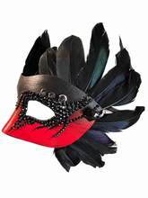 Load image into Gallery viewer, Handmade Mask: The Obsidian Executioner