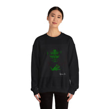 Load image into Gallery viewer, Eyes of Hell - Unisex Heavy Blend™ Crewneck Sweatshirt (Green) - Alter Ego Expressions