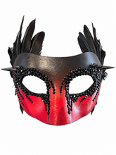 Load image into Gallery viewer, Handmade Mask: The Obsidian Executioner