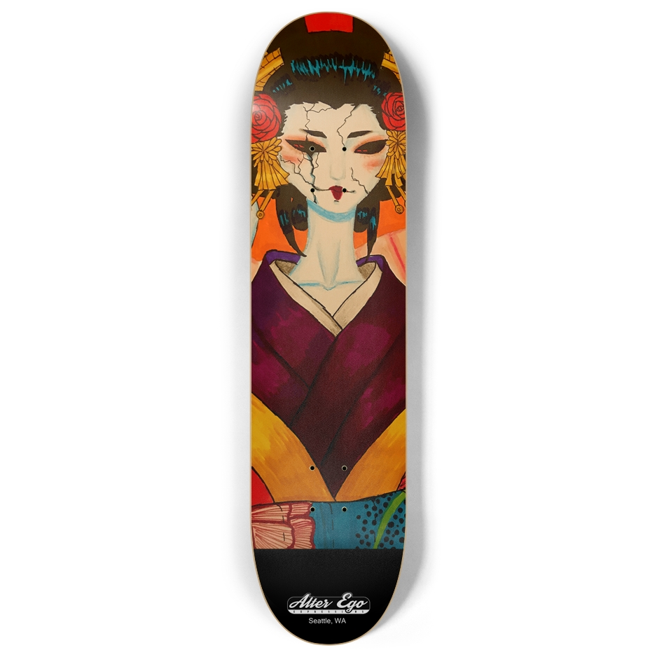 Oiran Popsicle Skateboard Deck