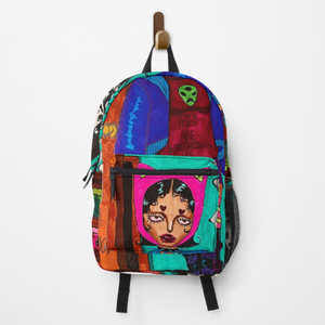 Edgy All-Over-Print Graphic Backpack